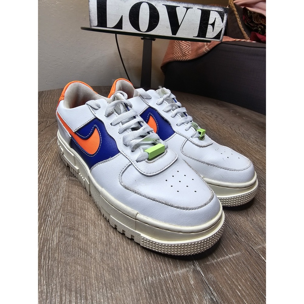 Nike Women's Air Force 1 Pixel White Concord Crimson Size 9 DM8340-100‎
